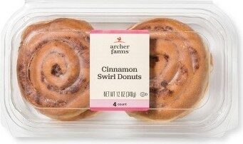 CINNAMON SWIRL DONUTS, CINNAMON