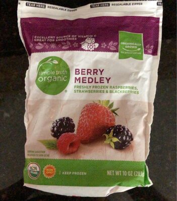 BERRY MEDLEY FRESHLY FROZEN RASPBERRIES, STRAWBERRIES & BLACKBERRIES, BERRY MEDLEY