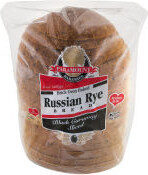 BLACK CARAWAY SLICED RUSSIAN RYE BREAD