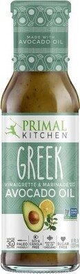 GREEK VINAIGRETTE & MARINADE MADE WITH AVOCADO OIL, GREEK