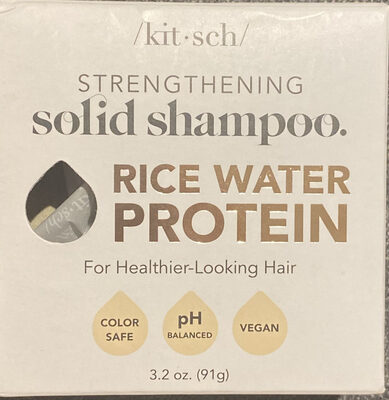 Strengthening Solid Shampoo Rice Water Protein