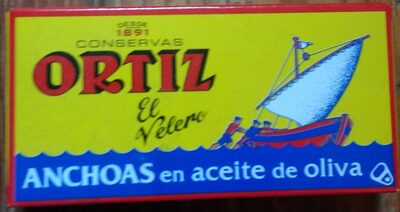 Conservas Ortiz El Velero Anchovy Fillets in Olive Oil 47.5g