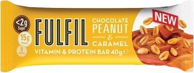 Fulfil Chocolate Peanut & Caramel Flavour Vitamin & Protein Bar